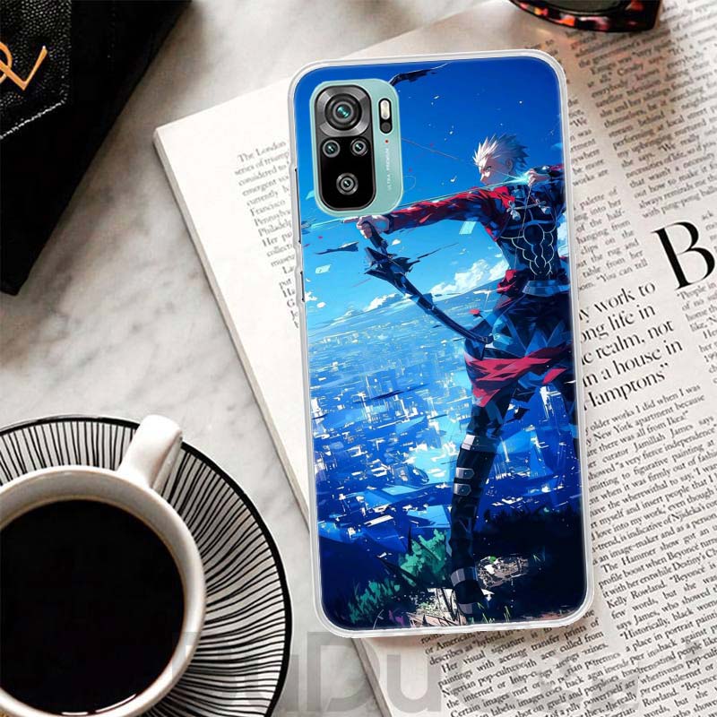 Fate Zero Stay Night Archer Cover For Xiaomi Redmi Note 10 9S 9 8T 8 Pro 7 5 Mi 9T 10T 11T 12T 11 12 Lite 12X A3 A2 A1 Print Coq