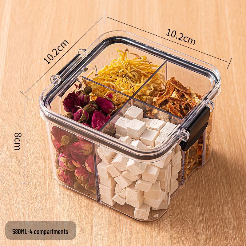 Transparent Food-Grade Plastic Storage Jar for Soups