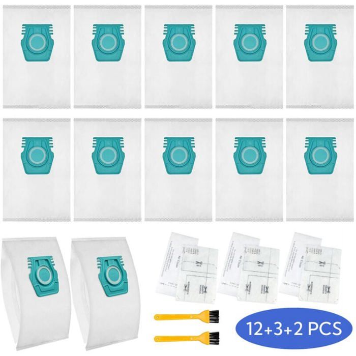 12 sacs à poussière de rechange pour aspirateur Miele TU Guard L1/Guard S1/CO Guard M1 - Accessoire pour aspirateur : sac à poussi