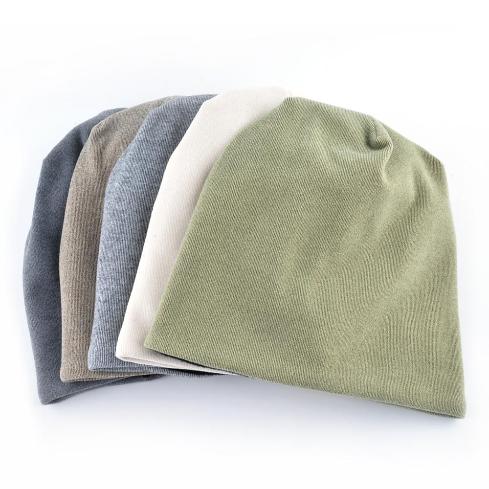 Herbst Winter Mützen Männer Frauen Einfarbig Skullies Beanies Hüte Unisex Mode Hip Hop Turban Hüte