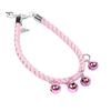 Pet Collar with Crisp Sound Bell Adjustable Chain Necklace Cat Dogs Comfortable To Wear Collar Pet