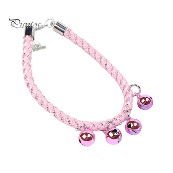 Pet Collar with Crisp Sound Bell Adjustable Chain Necklace Cat Dogs Comfortable To Wear Collar Pet