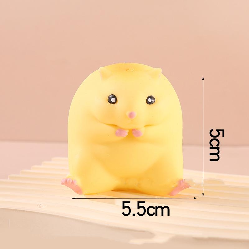 Soft Hamster Stress Relief Toy Slow Rebound Squeeze Cute Hamster Animal Stress Toy Fidgety Senses Autism Decompression Kids Toy