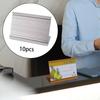 L Type Table Top Sign Holder for Price Tags And Information Display in Hotels Offices