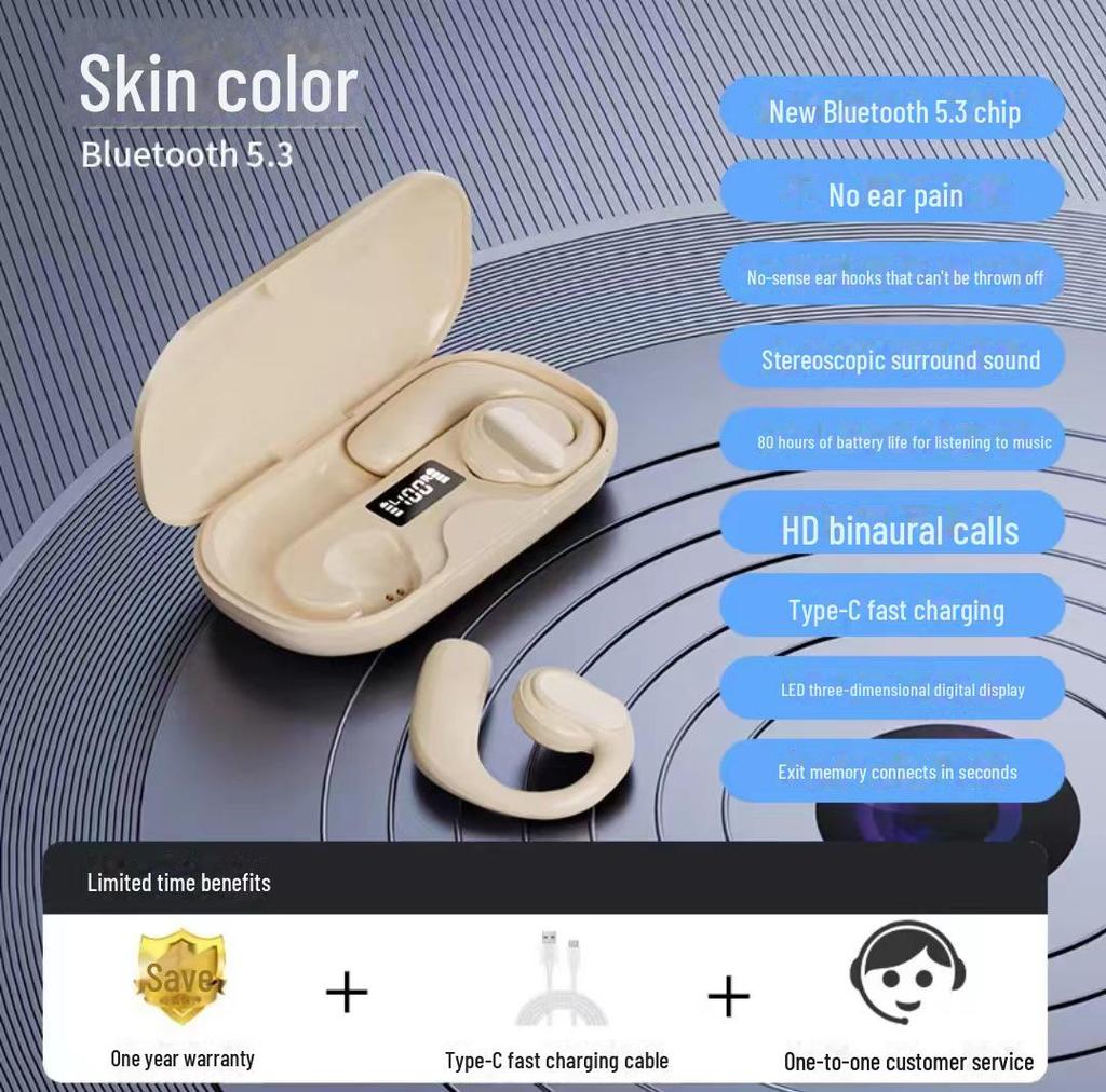 S901 Air Conduction Bluetooth Running Headset with External Speakers