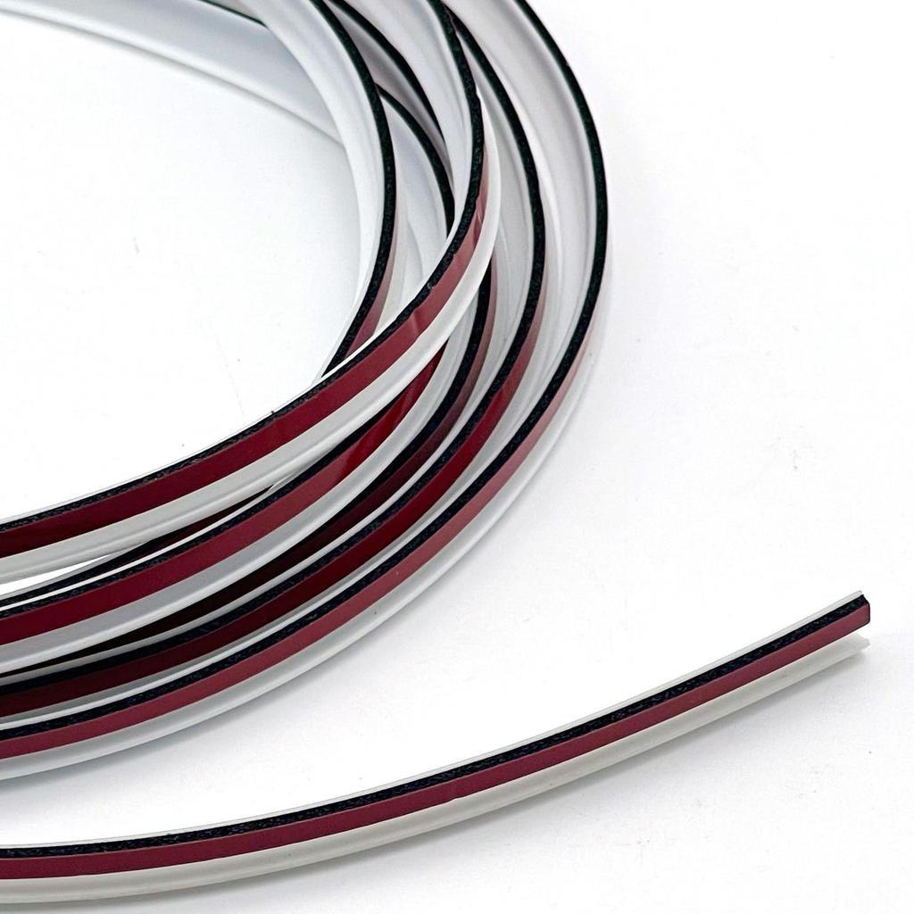 LEXOR Aero Mall Universal Gummilist Formningslist T-typ Fram Bak Sida Stötfångare