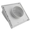 ABS Exhaust Hood ABS Exterior Wall Ventilation Grille Efficient Airflow Control Flange And Filter Design Convenient Insertion