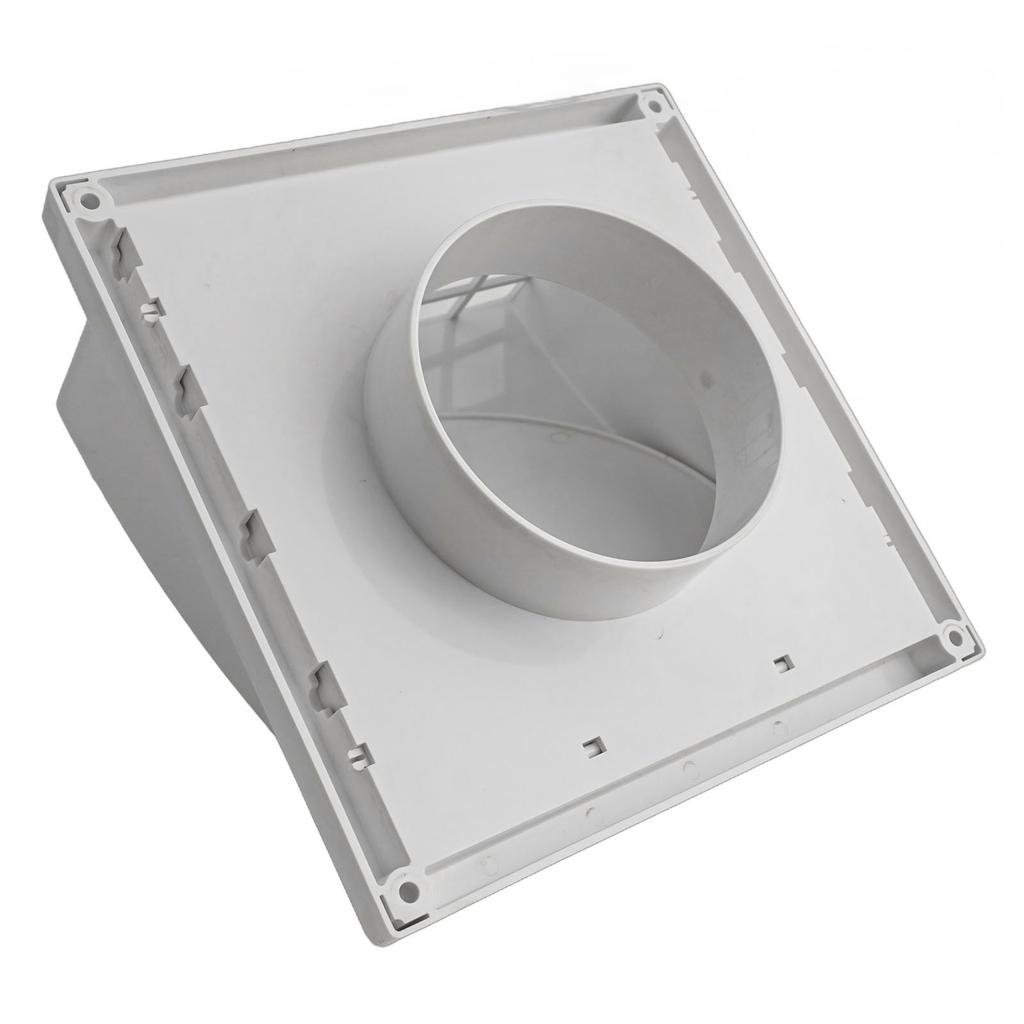 Větrací mřížka 100mm 125mm 150mm ABS plast Odolná proti povětrnostním vlivům Mřížka s klapkou Vnější stěna Větrací otvor Kryt digestoře