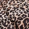 2025 Spring Women's Warm Leopard Print Hooded Cotton Coat - Simple and Versatile