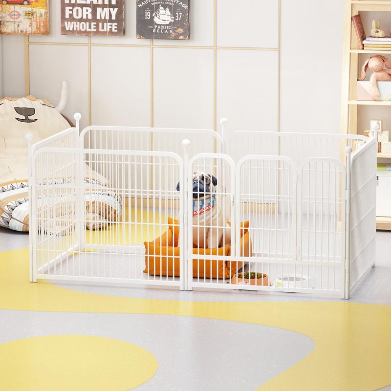 6pcs 23.6inches Metal Dog Playpen, Pet Enclosure for Dogs/Rabbits/Pet Pig/Ducks, Non-Slip Outdoor Yard Pet Enclosure