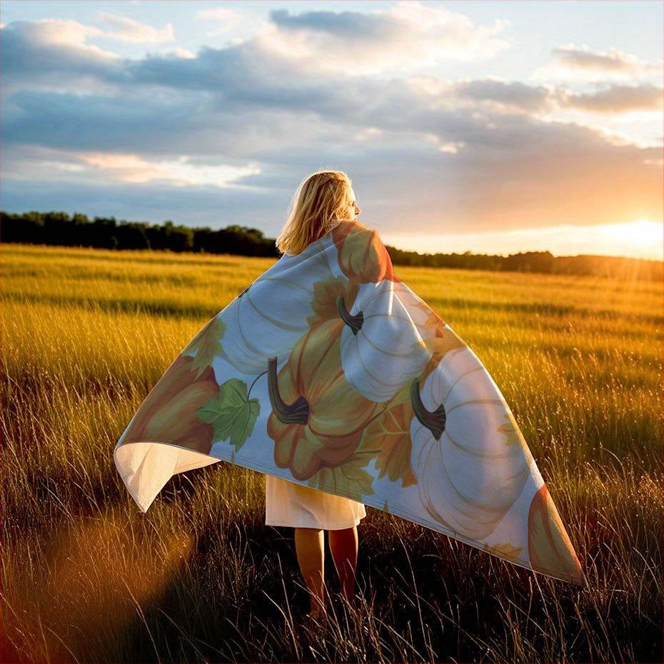 Thanksgiving Blessings Blanket Cozy Flannel Throw for Family Gatherings AllSeason Comfort Festive Gratitude Gift