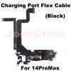 Ladeanschluss Flexkabel für iPhone 11 12 13 14 Pro Max Mini X XS XR USB-Ladegerät Dock-Anschluss Mit Mikrofonband Reparatur