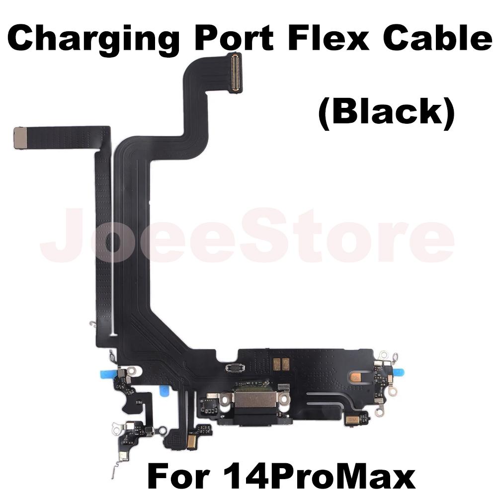 Ladeanschluss Flexkabel für iPhone 11 12 13 14 Pro Max Mini X XS XR USB-Ladegerät Dock-Anschluss Mit Mikrofonband Reparatur