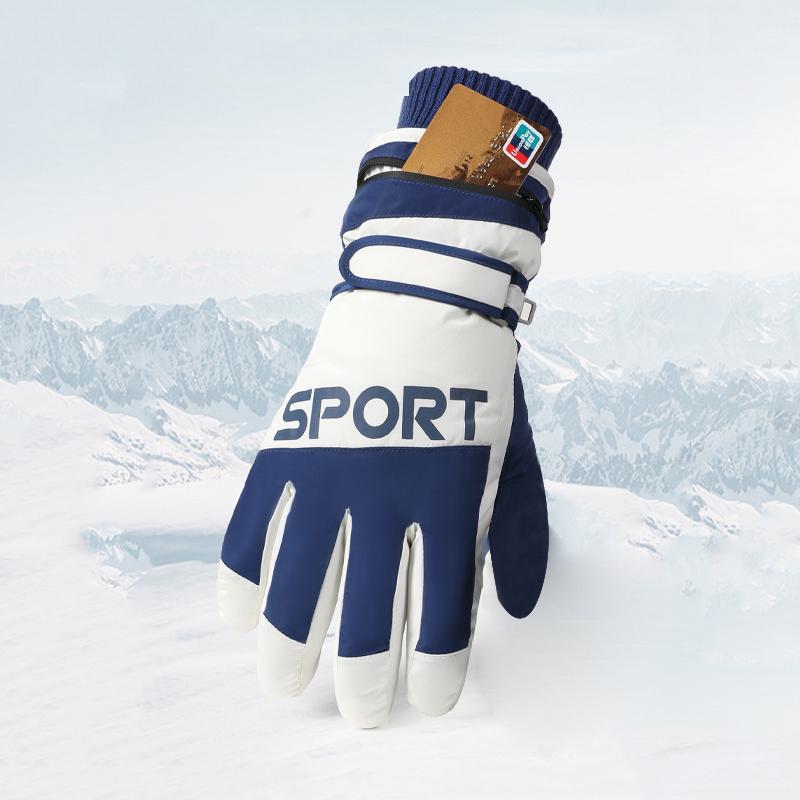 

Winter Ski Non-Slip Touch Screen Gloves Waterproof Warm Ski Snowboard Accessories Unisex Warmth In Cold Weather