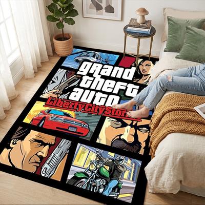 Liberty City Stories Living Room Non-Slip Area Rug Soft Carpet for Bedroom Game Playroom Sofa Office Home Decor Doormat Christmas Gift C9211753