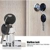 Lock Body,3-Pack Cylinder Cam Drawer Lock Desk Wardrobe Cabinet Locker Furniture Hardware Lock with 3 Keys