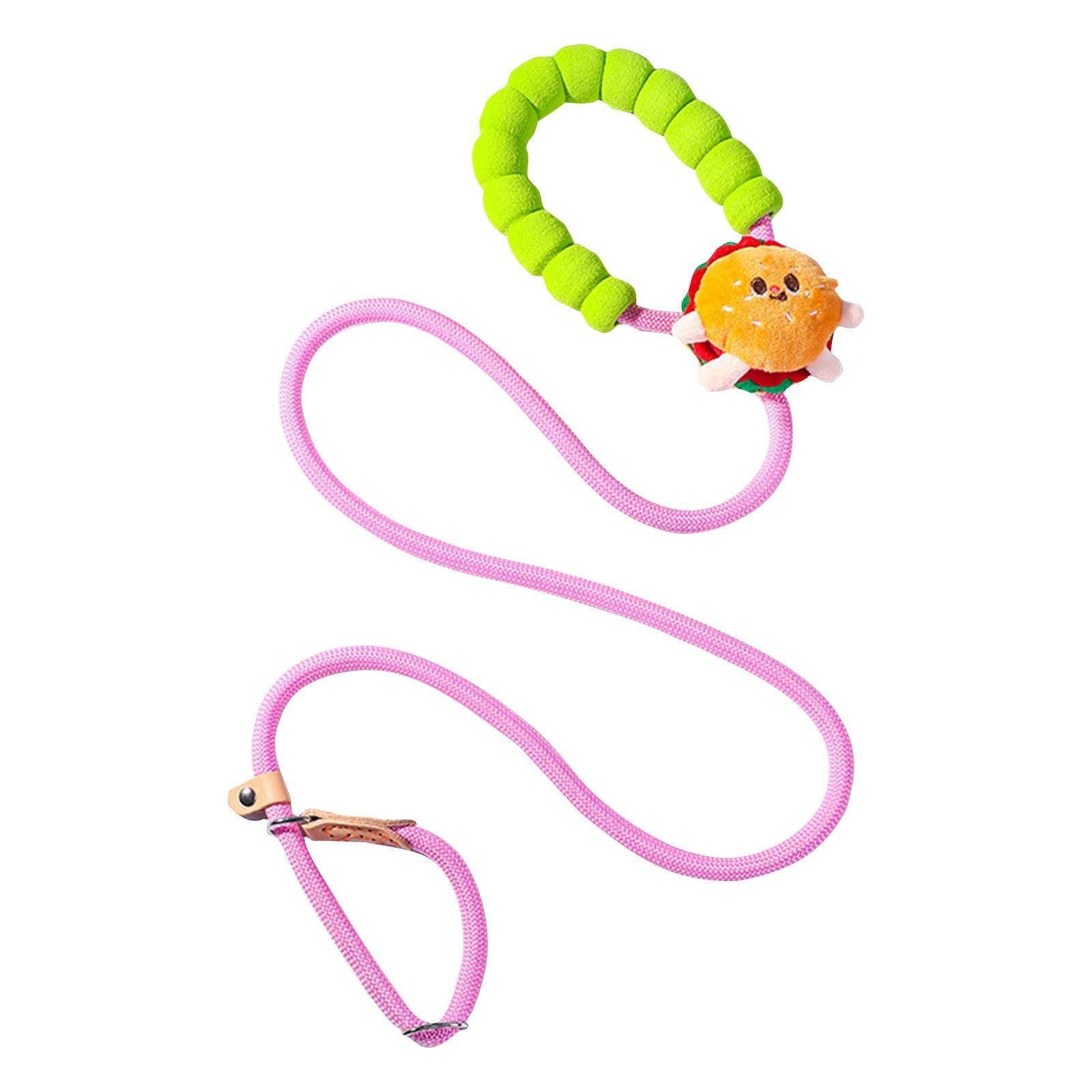 

Мультяшный нескользящий поводок для собак, не нужно тянуть, 3 классических цвета, нескользящий поводок для питомца, веревочный поводок, для маленьких и средних животных S фиолетовый