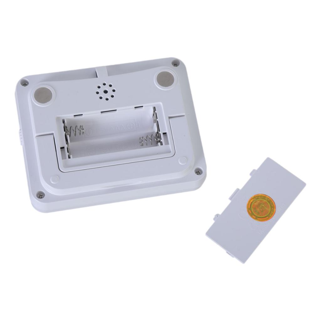 2 Channels Timer ABS with Magnetic Back Portable for Cooking Exercise and Classroom Activity for Countdown/Countup Use