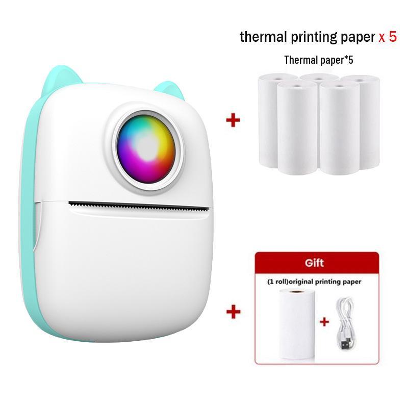 Portable Mini Bluetooth Photo & Label Printer - Mobile Compatible