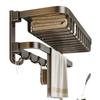 cmaos Foldable Wall-Mounted Bathroom Towel Rack