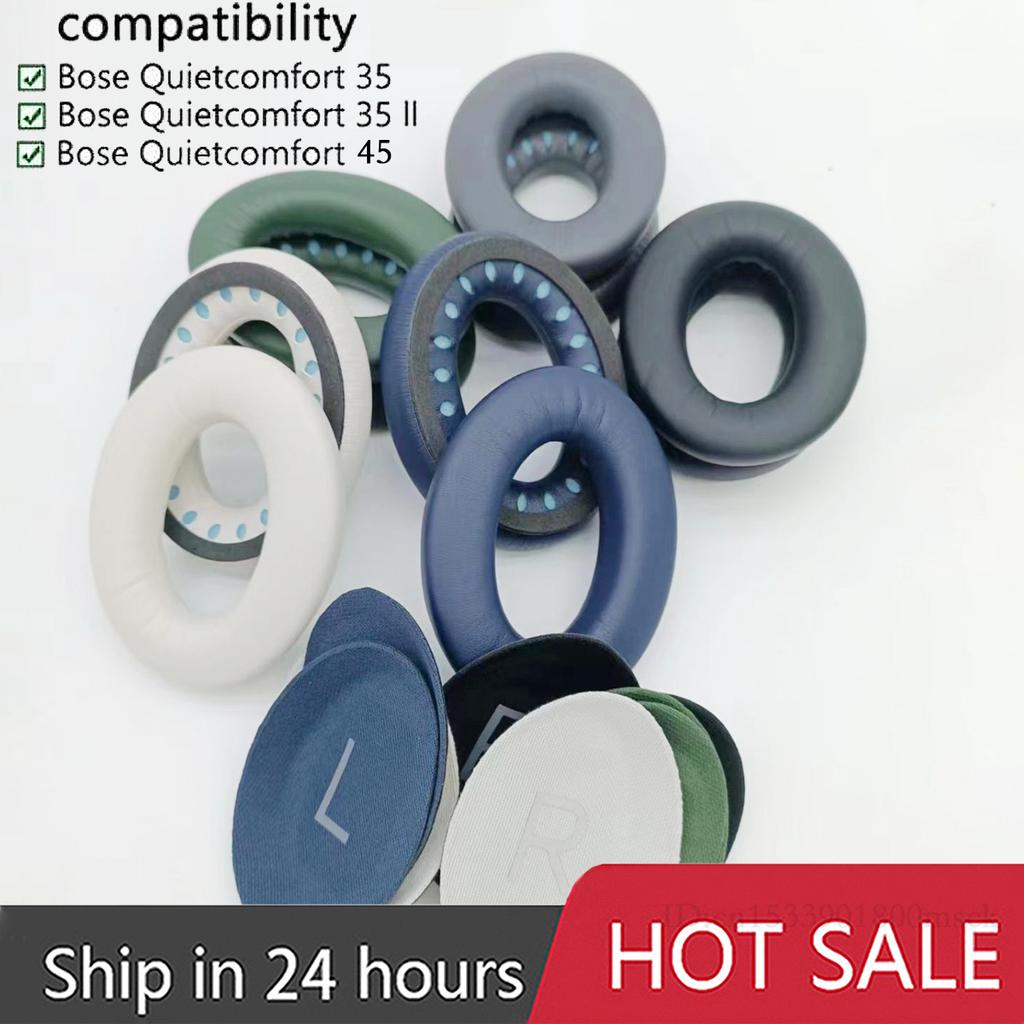 Uppgraderade Ersättningsöronkuddar för Bose QuietComfort 35 (QC35),Quiet Comfort 35 II(QC35 II),QuietComfort 45(QC45)