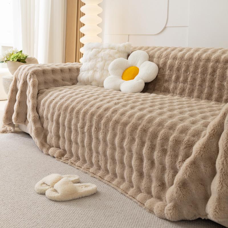 

Чехол на диван, ткань, чехол для дивана, полотенце для дивана, зимнее плюшевое универсальное простое покрытие для дивана, не царапающееся, пылезащитная подушка для дивана 180*130