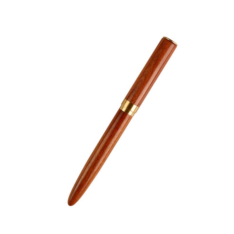 Brass Rosewood Fountain Pen - Custom Engraving Available - Ideal for Office Gifts