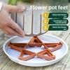 Flower pot bottom pad root breathable flower pot tray chassis Raise flower pot foot pad Movable bottom bracket Triangle bracket