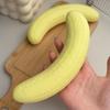 Stress Relief Fidget Squeeze Ball PU Banana Pulp Slow Rebound Sensory Toy BPA-Free for Kids Adults Home Relaxation