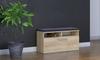 Riva Sonoma Oak Shoe Cabinet With Seat And Storage For The Hallway