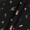 Mushroom Rectangular Tablecloth 60x84 Inch, Seasonal Vintage Washable Seasonal Table Cover for Party Picnic Dinner Decor