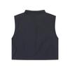 Kangol Kids Nylon Crop Zip Sleeveless Jumper Qb 0009 Dark Navy