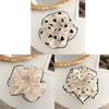 Soft Fabric Scrunchies Hair Tie For Women Girls Round Dot Floral Heart Design Elastic Hair Accessories No Metal Part