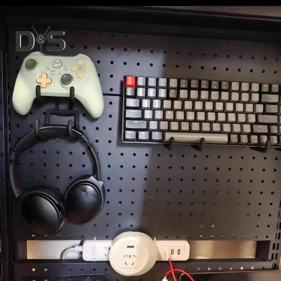 Suport Scule Electrice Rack Placă Perforată Capacitate Portantă Mare Instalare Simplă Multifuncțional Montat pe Perete Suport Umeraș Rack