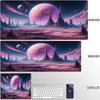 Pink Purple Clouds Aurora Beautiful Scenery Mouse Pad Computer Mat Deskpad Laptop Keyboard Mat Office Large Landscape Mousepad