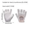 1Pair Half Finger Yoga Antislip Gloves Women'S Anti-Slip Exercise Half Finger Gloves Fitness Aerial Bike Sports Training Gloves