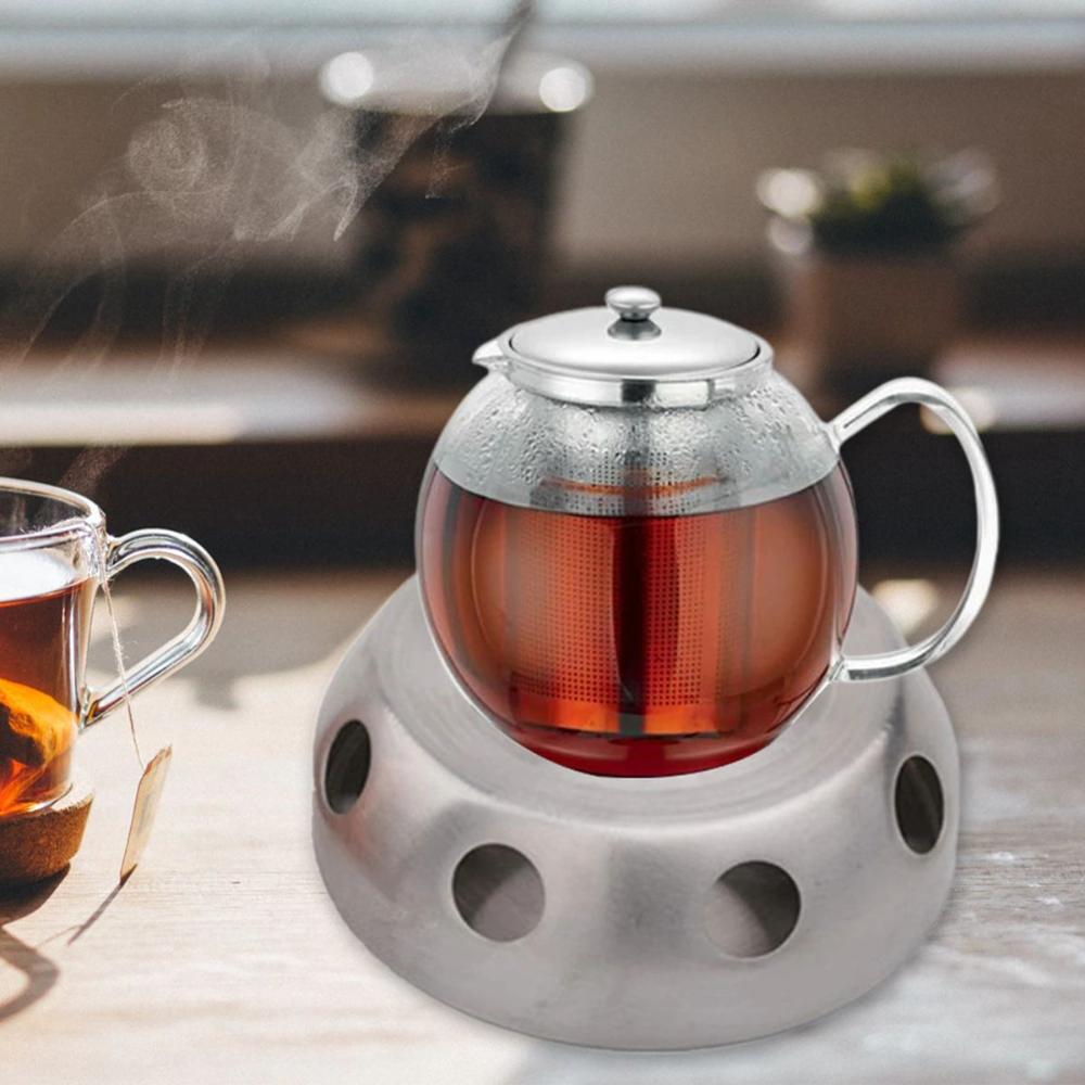 Outdoor Stand Stainless Steel Practical Teapot Warmer Trivet Coffee Heater Heating Base