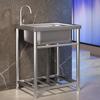 CHENDU Commercial Stainless Steel Utility Sink with Stand