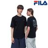 Fila Unisex CoTTon Blend Carabiner Graphic T shirT Black Fs2rsg2133x