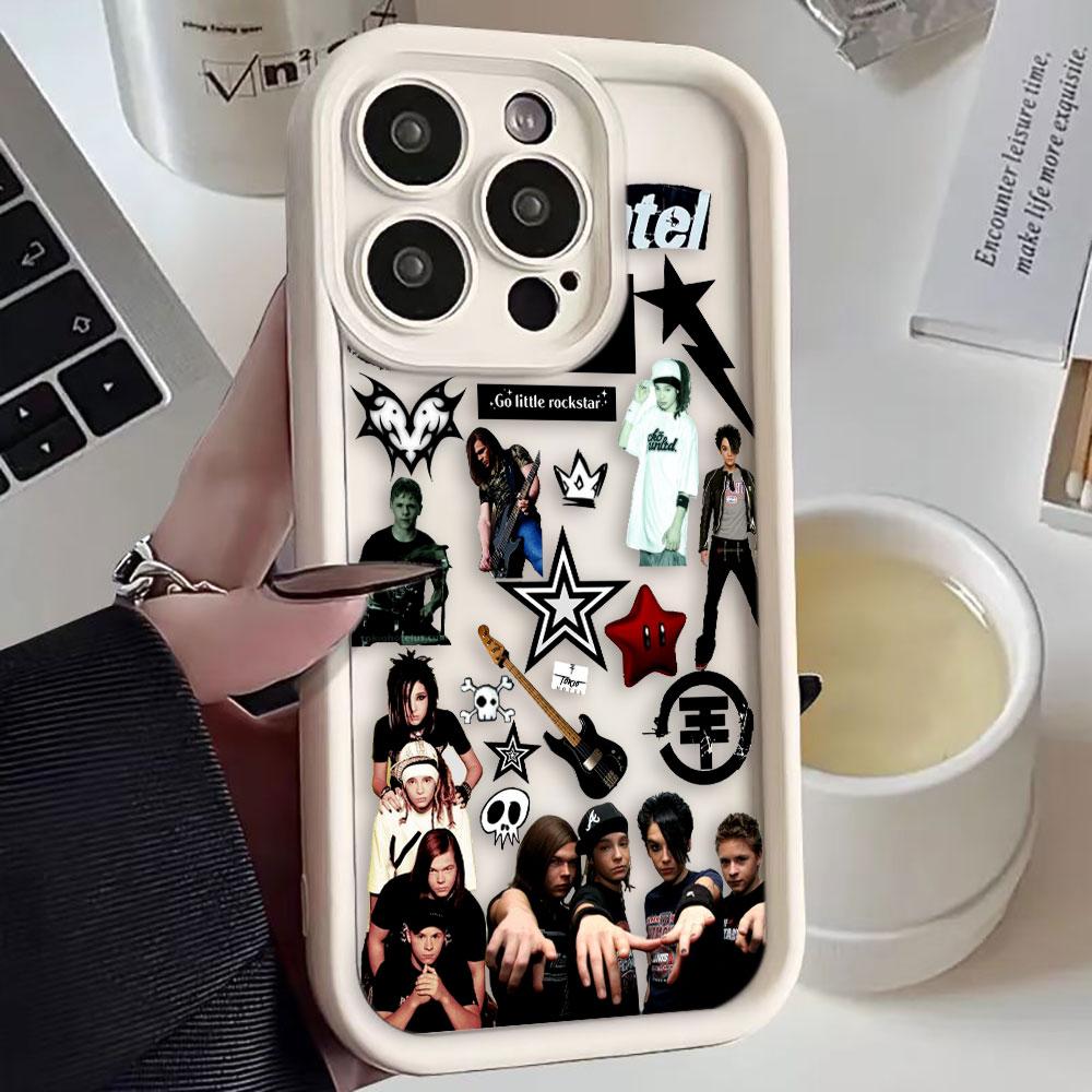 

T-Tokio Hotel Bill Tom Kaulitz Phone Case For Redmi NOTE 8 9 A1 A2 A3 9 9A 9C 10 12 12C 13 13C 14C 15 15C K30 K40 K50 K60 Case RedmiA2PLUS