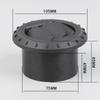 Black Plastic 75mm Diesel Heater Duct Hose Pipe Air Vent Outlet Rotatable