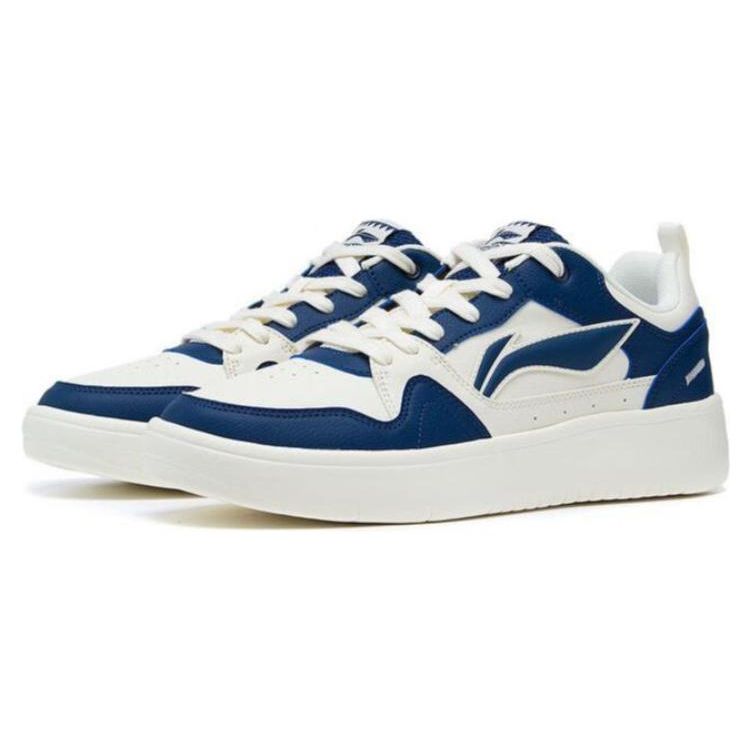 Li Ning Xingchu 2.0 Durable Breathable Low-Top Skate Shoes Men Skate Shoes Blue White AGCT337-5