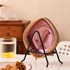 Snackteller Transparenter Home-Multifunktions-Kleinteller für Kuchen Wiederverwendbarer glatter Snackteller für Salate Obstchips Snacks Sushi