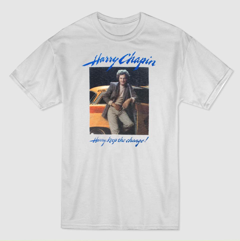 Harry Chapin Keep The Change White Tee Unisex T-Shirt Full Size S To 5XL Unisex T-Shirt XXXL