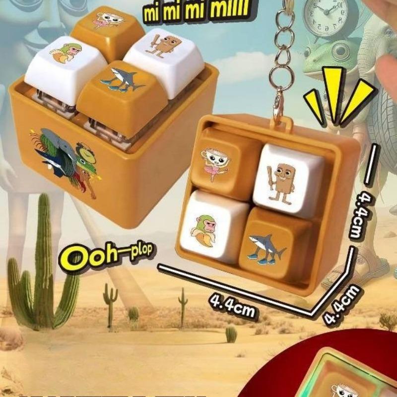 1PC Warning Sound Emulator Pilot and Crew Alarm Keychain Small Pendant