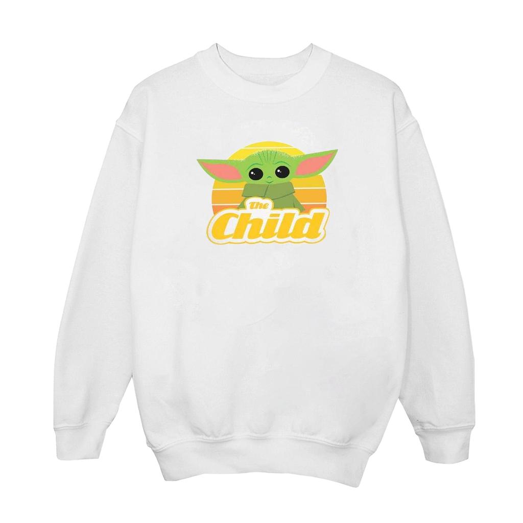 STAR WARS Girls The Mandalorian The Child Retro Sweatshirt