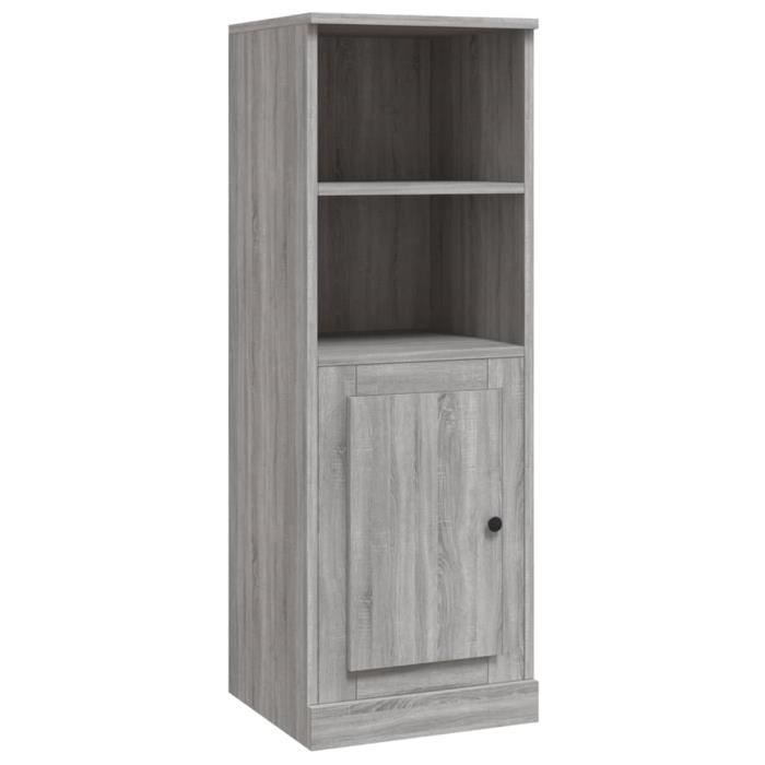 VidaXL Buffet haut sonoma gris 36x35,5x103,5 cm bois d'ingénierie 816326