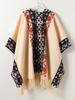 Winter Women Scarf Layers Poncho Elegant Lady Retro Boho Print Tassel Wraps Shawl Warm Scarve Capa Para Mujer Pashmina Cloak New