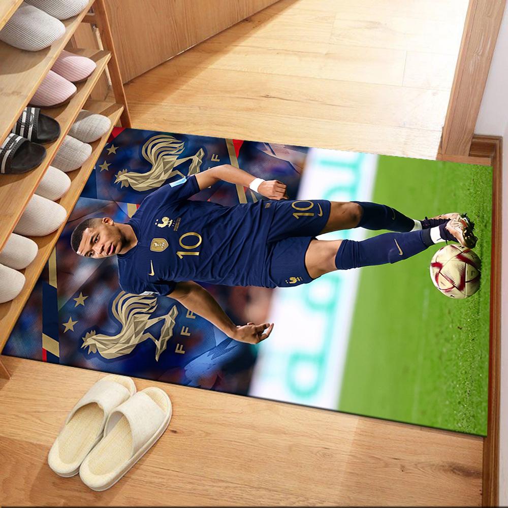 Mbappe 81 Carpet Perfect for Hallway Foyer Game Room Outdoor Anti-slip Rug Decorate Offices Spiritual Gift
