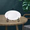 Adjustable Iron Display Stand for Showcasing Plates and Artwork